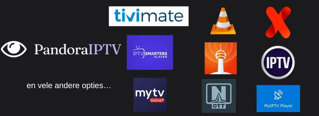 Pandora IPTV Compatibele Spelers